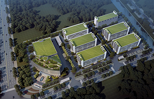 888集团电子游戏昆山工业基地二期工程圆满封顶